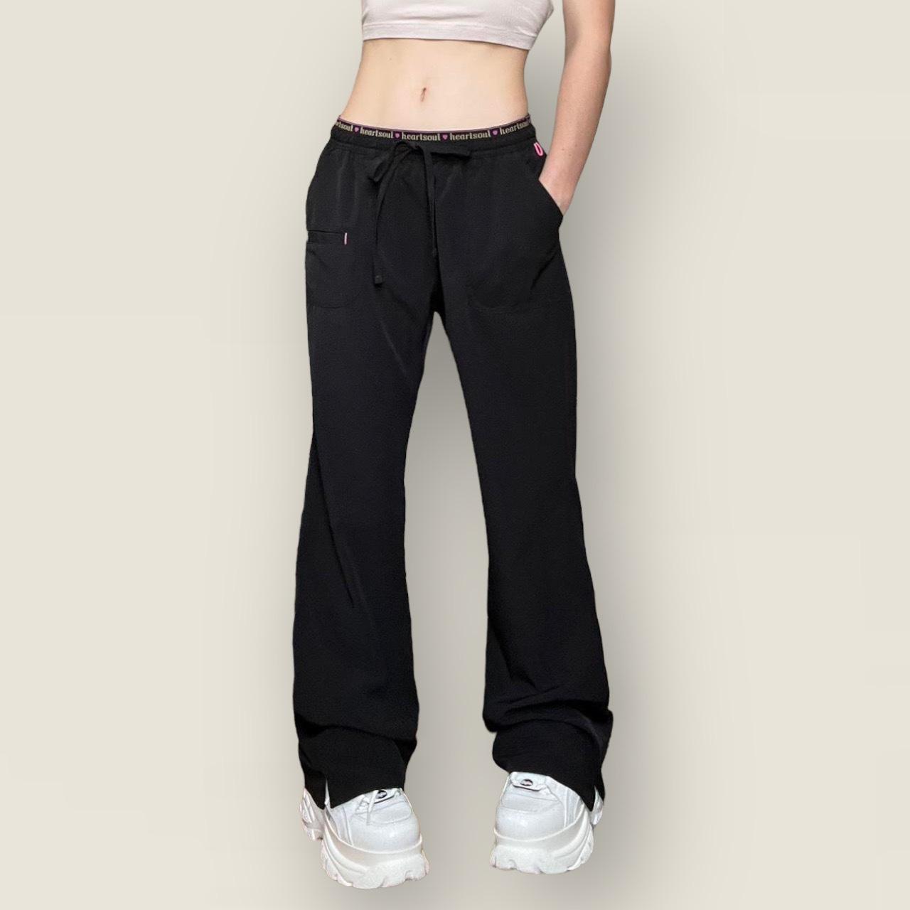 DKNY Women's Black and Pink Joggers-tracksuits