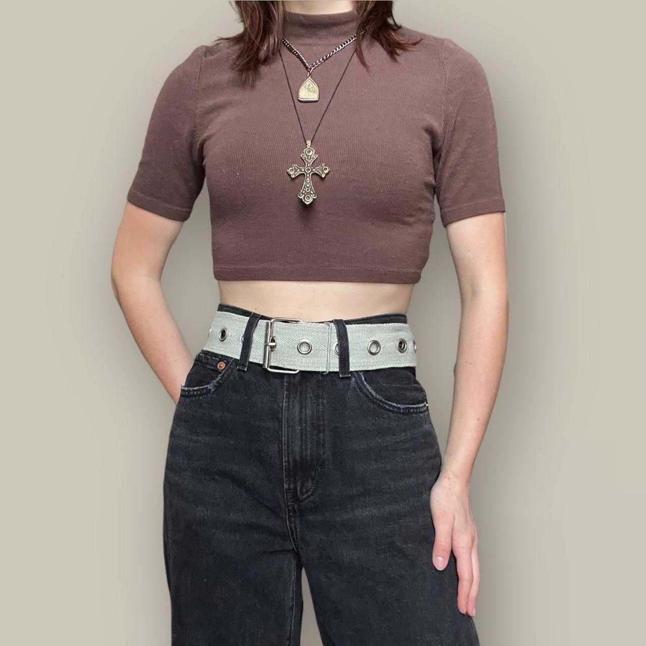 ladies green belt