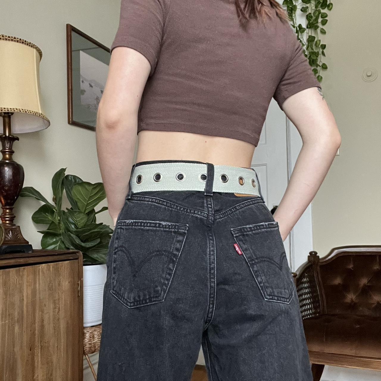 ladies green belt