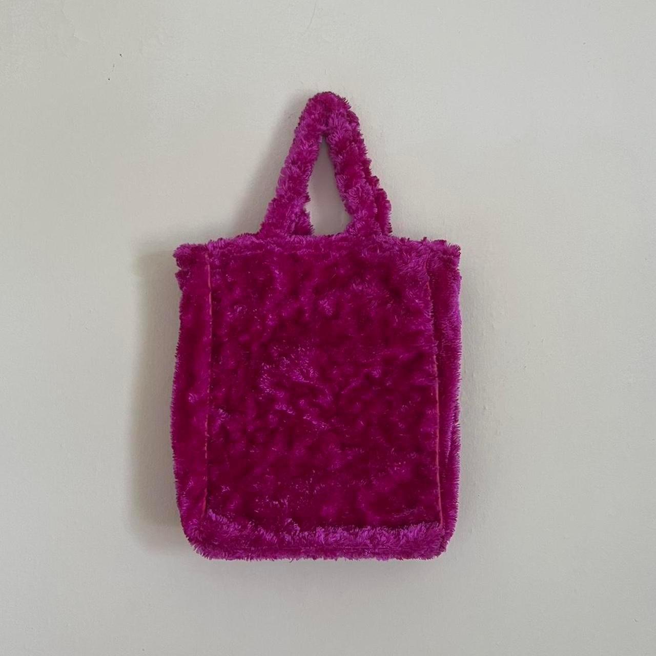 Fuzzy tote sale