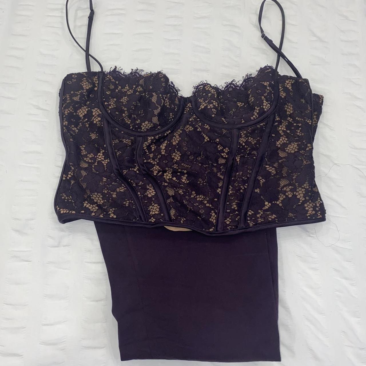 HOUSE OF CB Mila corset two piece. Worn once,... - Depop