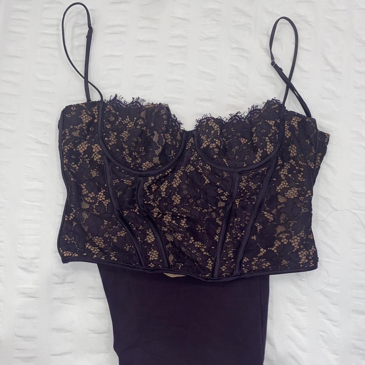 HOUSE OF CB Mila corset two piece. Worn once,... Depop