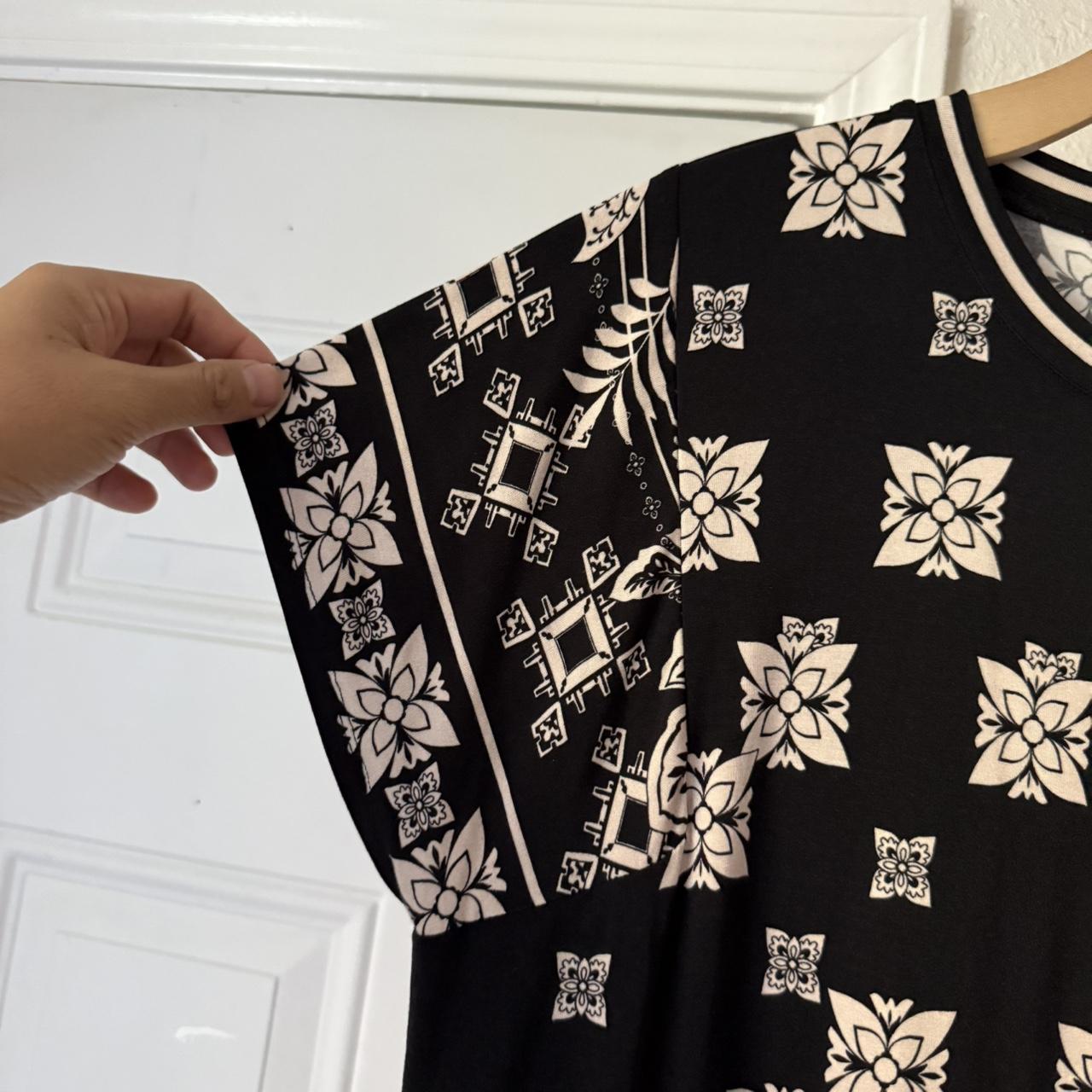 Johnny Was Women's T-shirt - Black/Multi - XL – J… - image 2