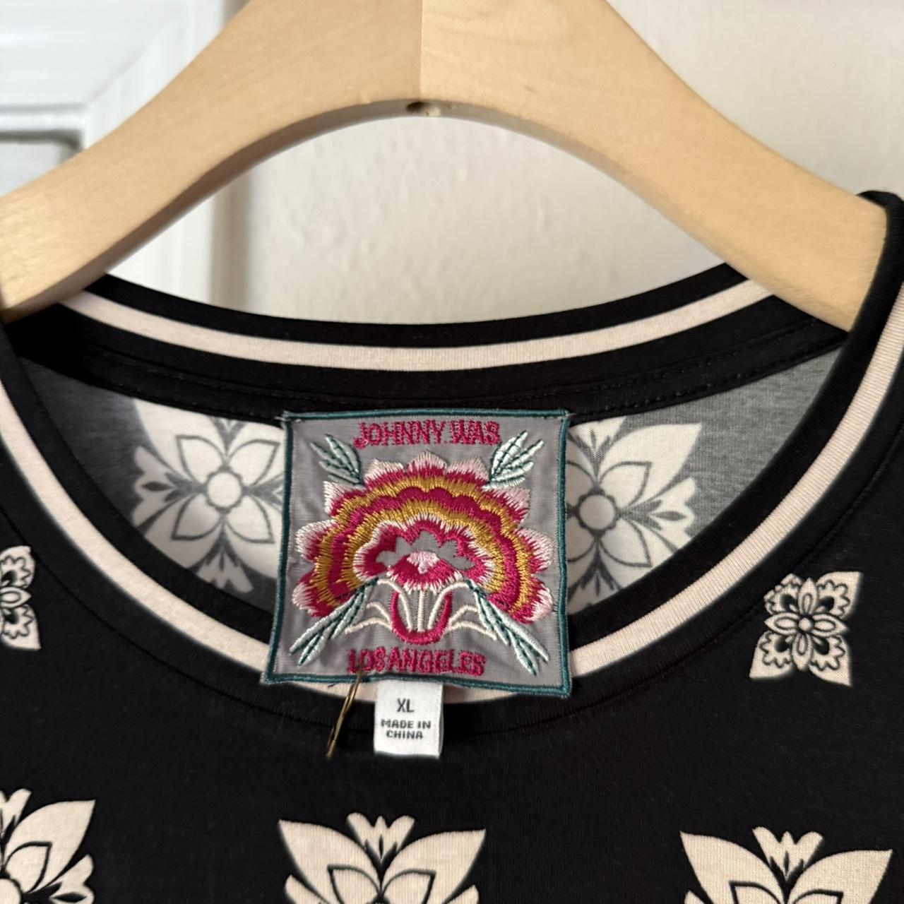 Johnny Was Women's T-shirt - Black/Multi - XL – J… - image 5