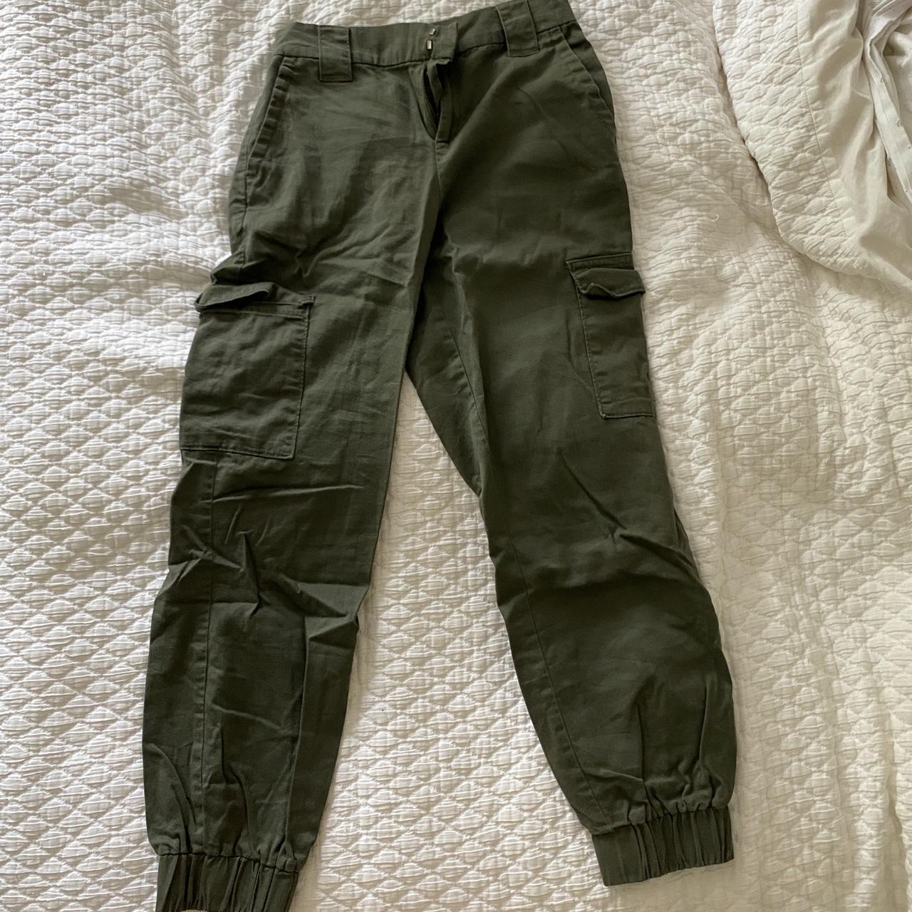 Vanilla Star Women's Cargo Pants In Army Green Color Size 7/28 | eBay
