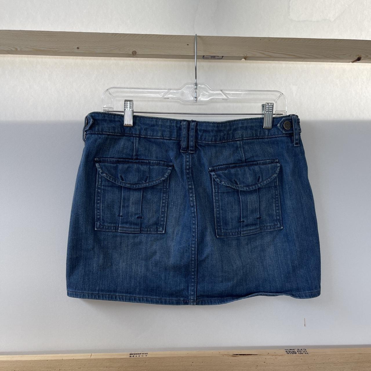 old navy denim skirt!! #denim #skirt #oldnavu - Depop