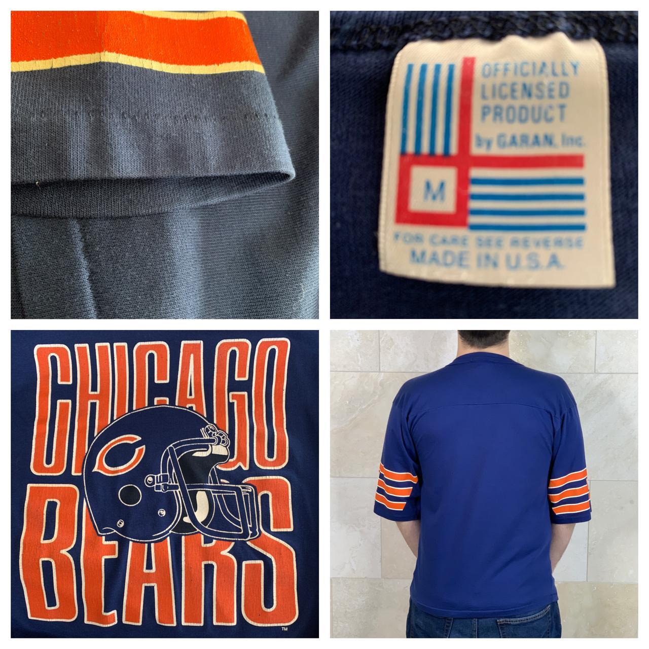 80s Chicago Bears Football Helmet Jersey t-shirt Medium - The