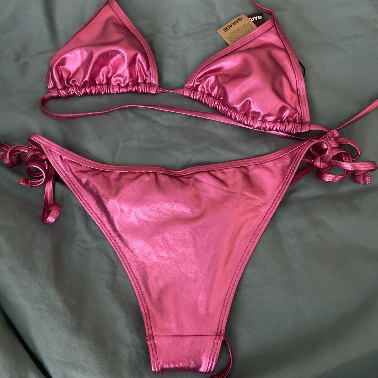 Garage Women's Pink Bikinisandtankinisets Depop