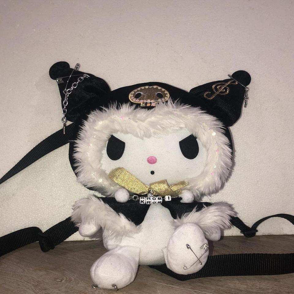 Sanrio My Melody plush backpack gothic lolita - Depop