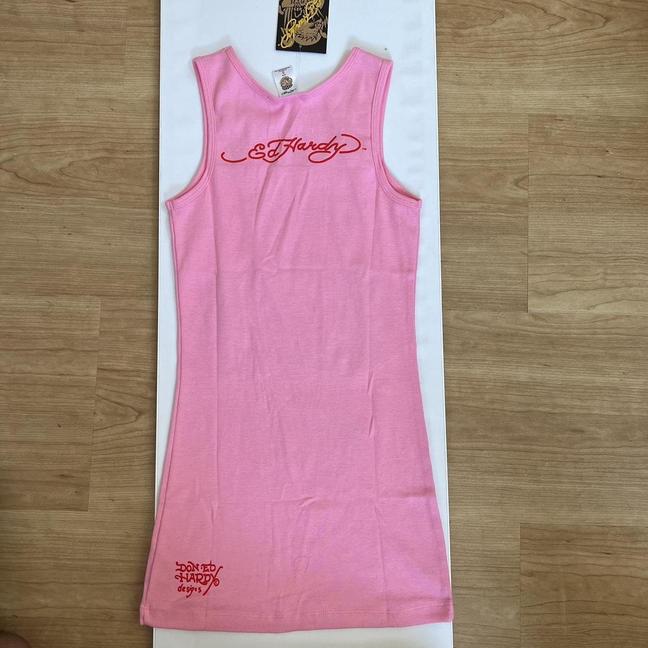 y2k pink Ed Hardy tank top! this Ed Hardy tank top | Depop