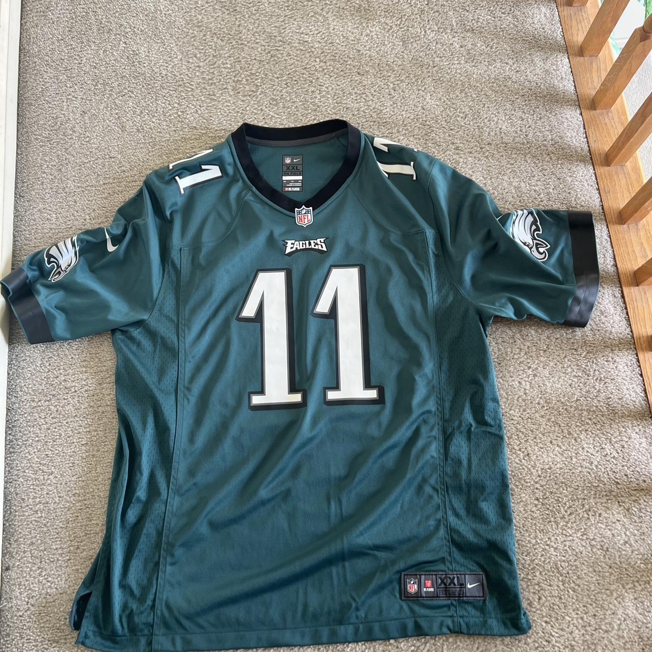 NFL PLAYERS NIKE ONFIELD Philadelphia Eagles #11 Carson Wentz Jersey Size XL