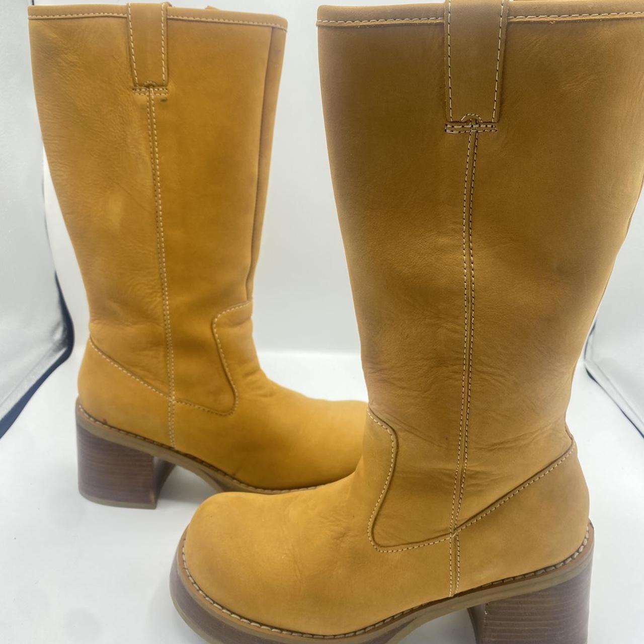 Candie's Women's Tan Boots Depop