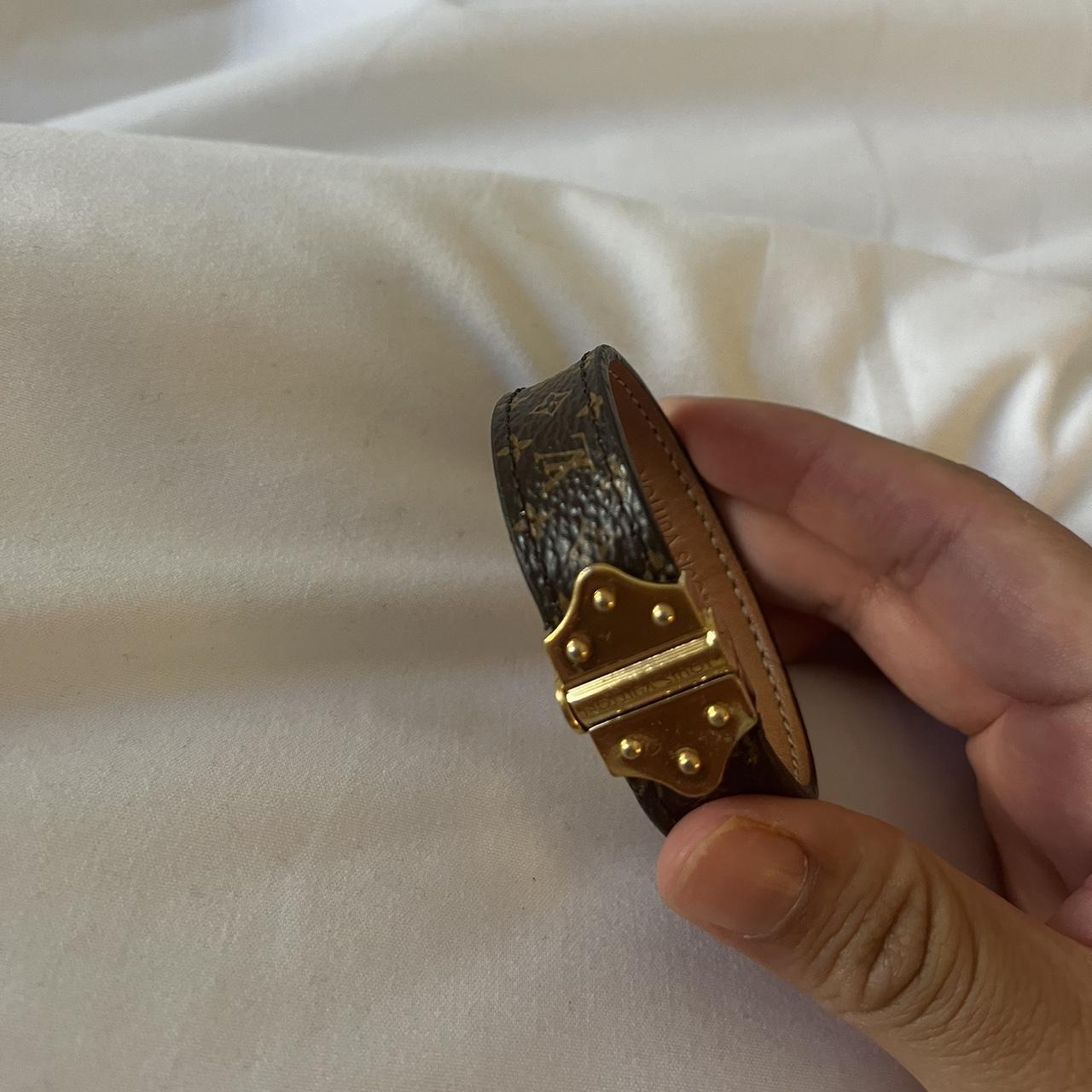 Authentic Louis Vuitton Nano Monogram Bracelet Used - Depop
