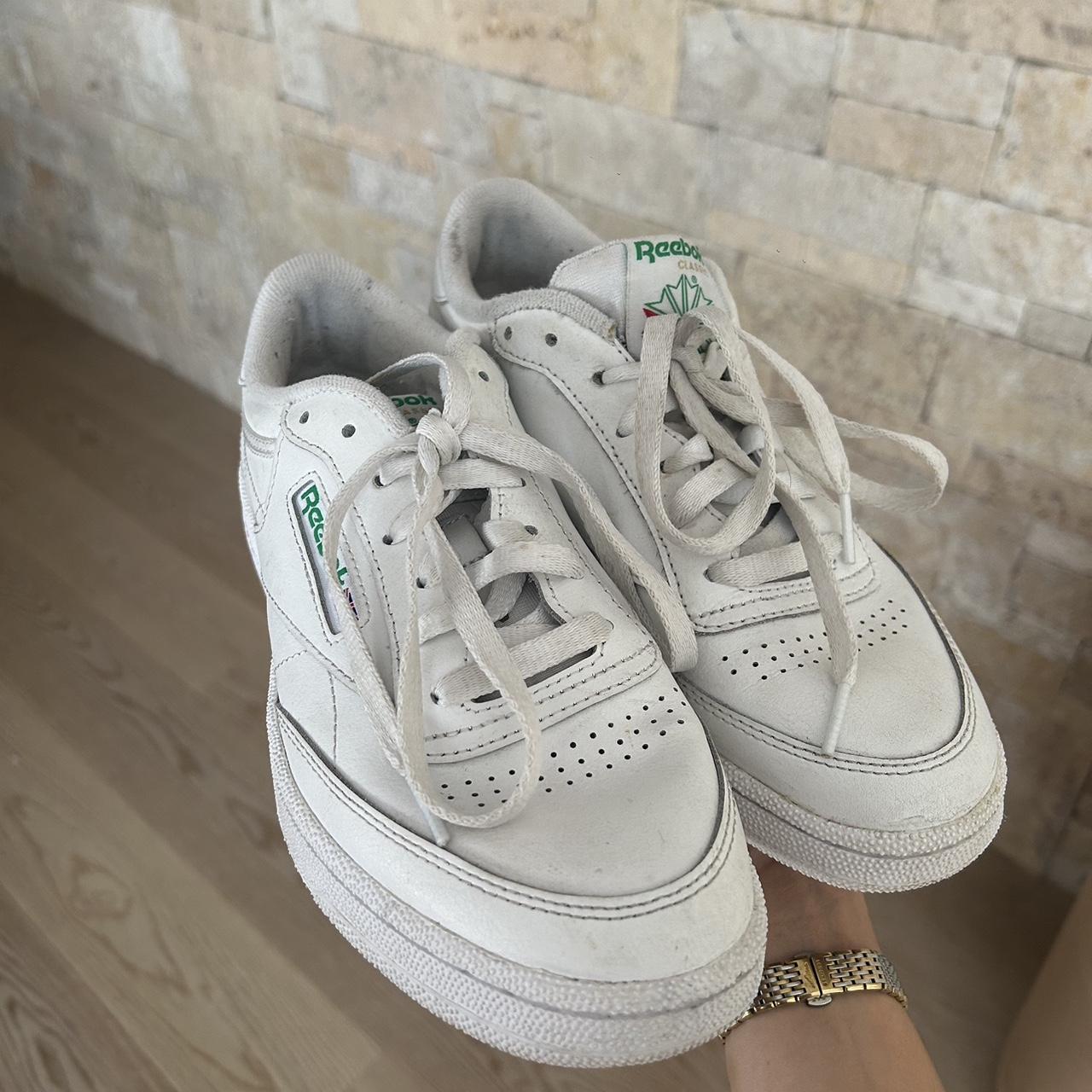 womens white reeboks