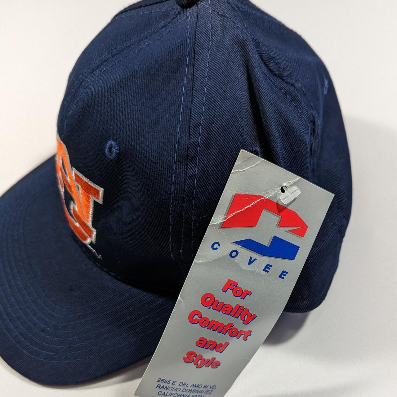 Vintage 90s University of Auburn Snapback Hat New... - Depop