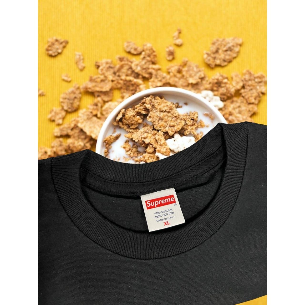Tシャツ・カットソー Supreme Wheaties Tee SS 21 WEEK 6 BLACK WHITE Supreme シュプリーム 21SS Wheaties tee ウィーティーズTシャツ
