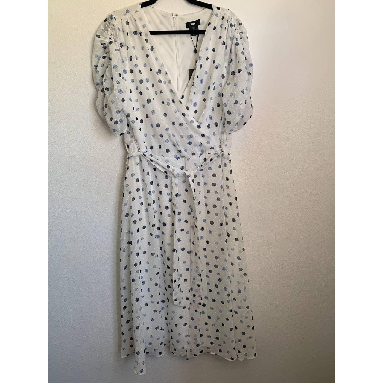 Dkny polka 2025 dot dress