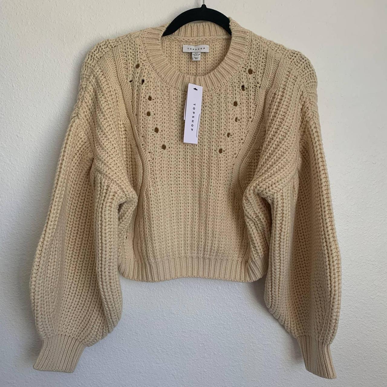 Topshop 2025 cream jumper