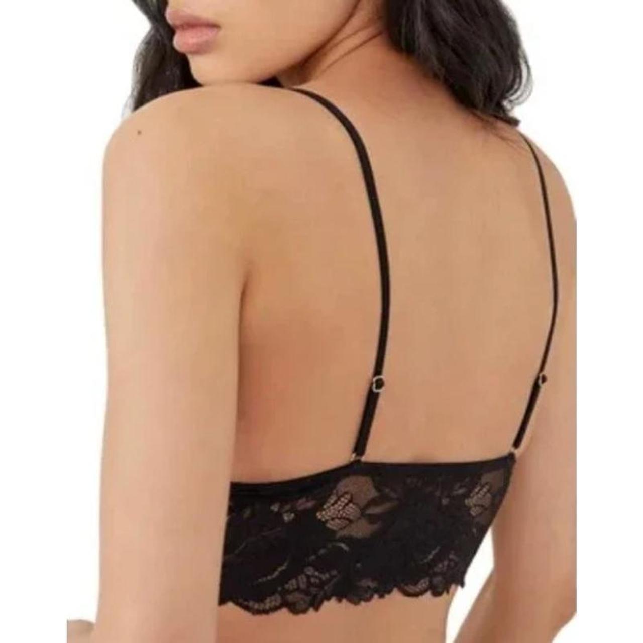 NWT 2 PACK! Free People Everyday Lace Longline Bralette in black