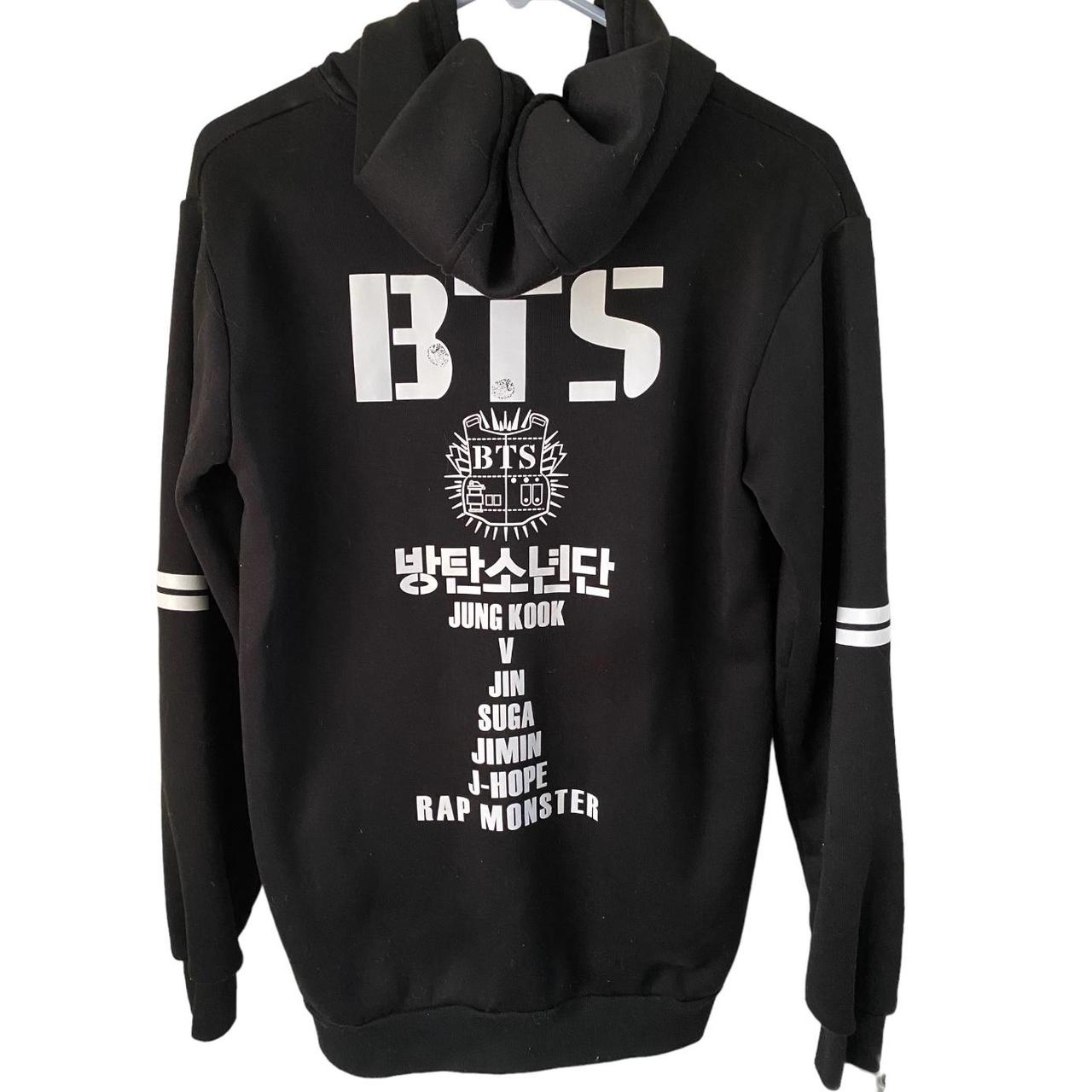 bts black sweatshirt