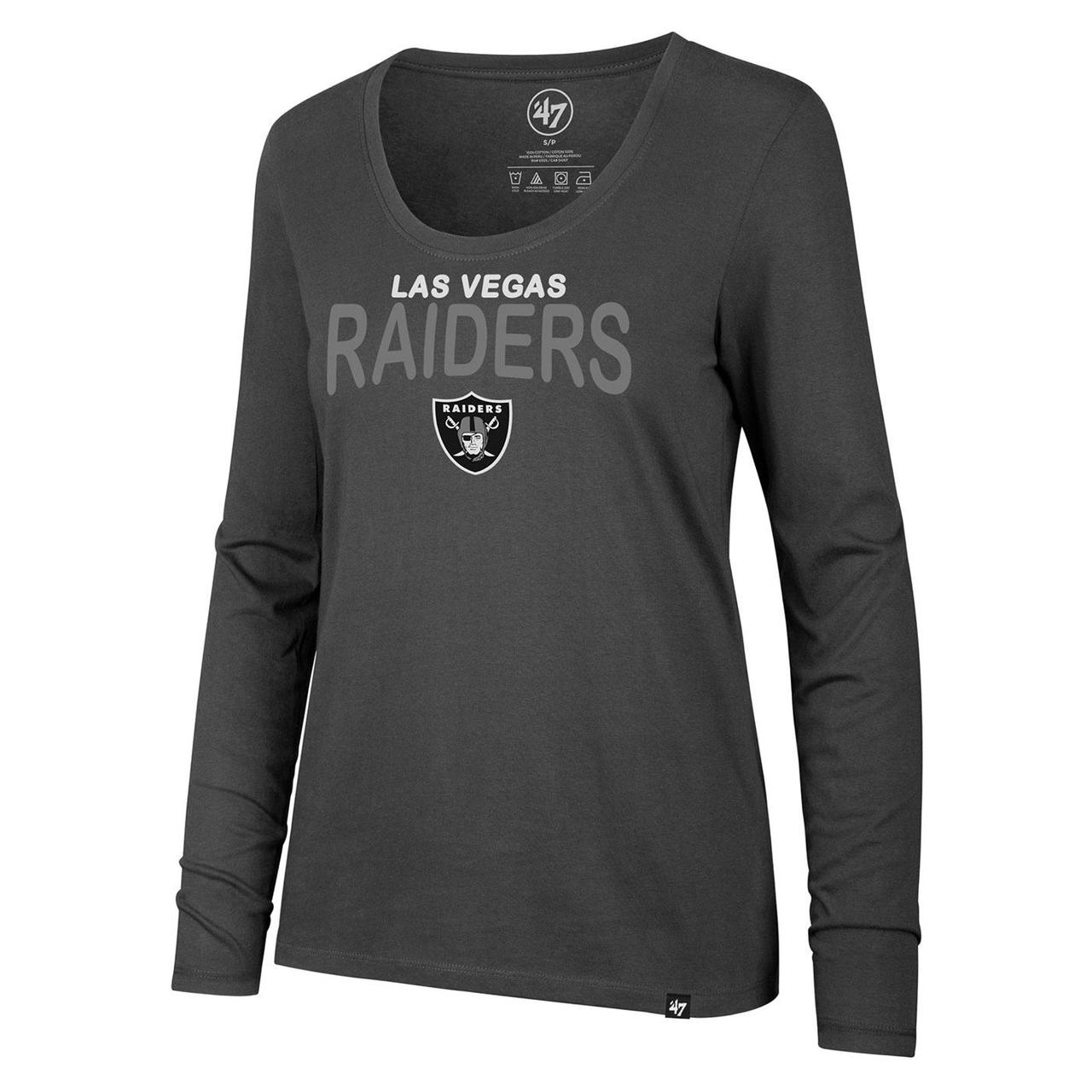 Women's NFL Las Vegas Raiders Long Sleeve Football Crew