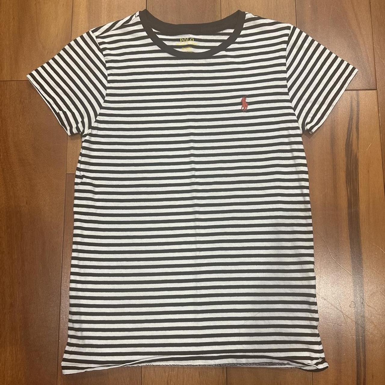 Polo Ralph Lauren striped t shirt size women’s... - Depop