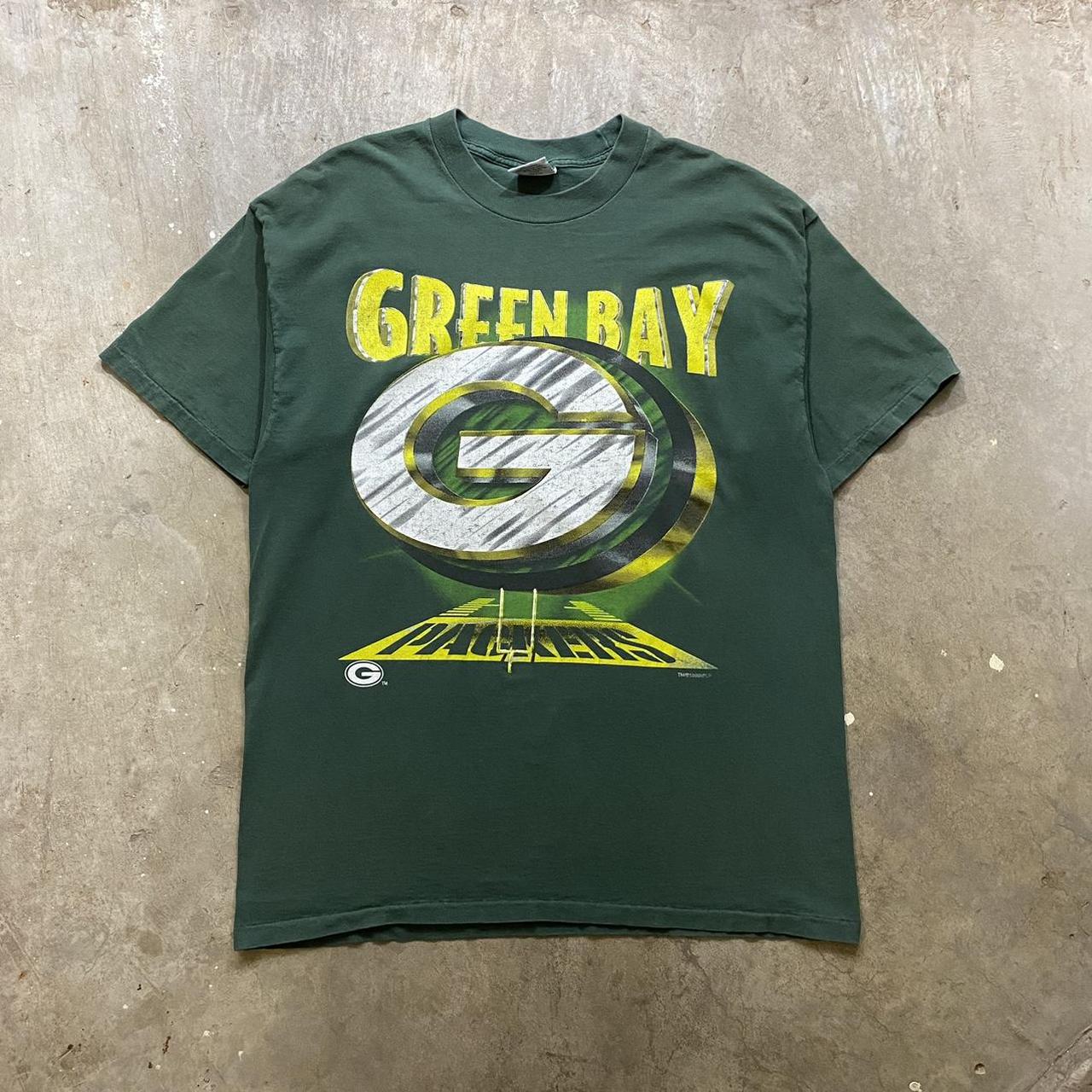 Vintage 90s Green Bay Packers NFL Football T Shirt Tee Size 