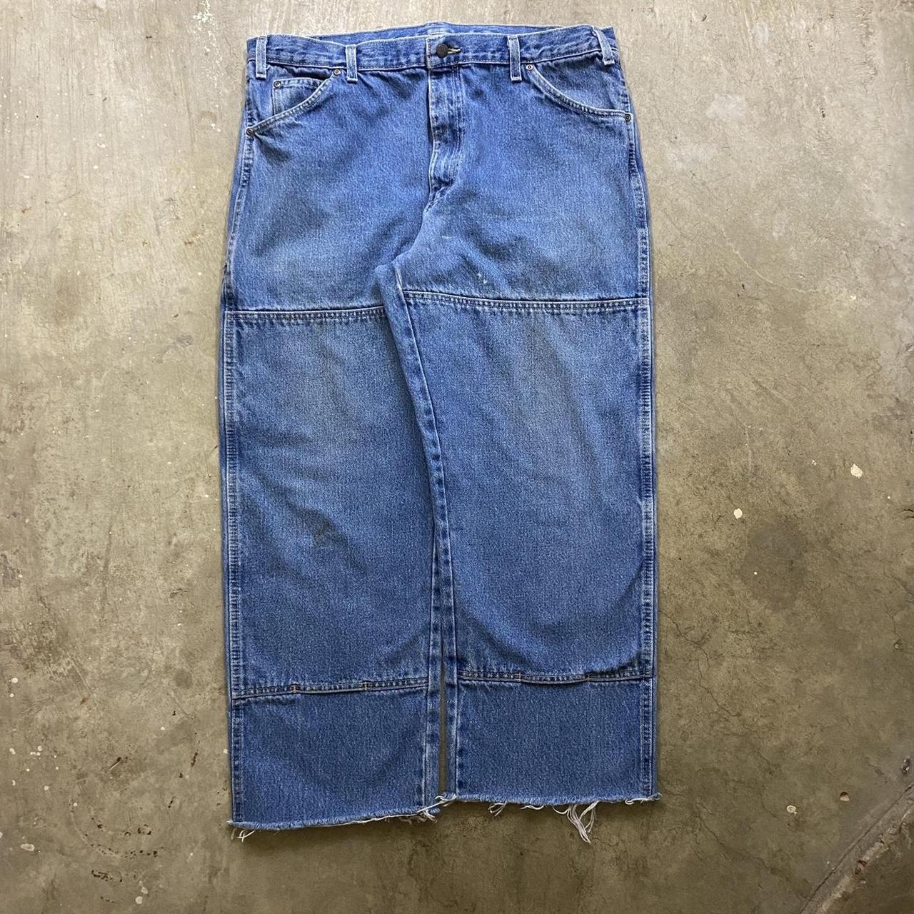 Y2K Dickies Double Knees Jeans... - Depop