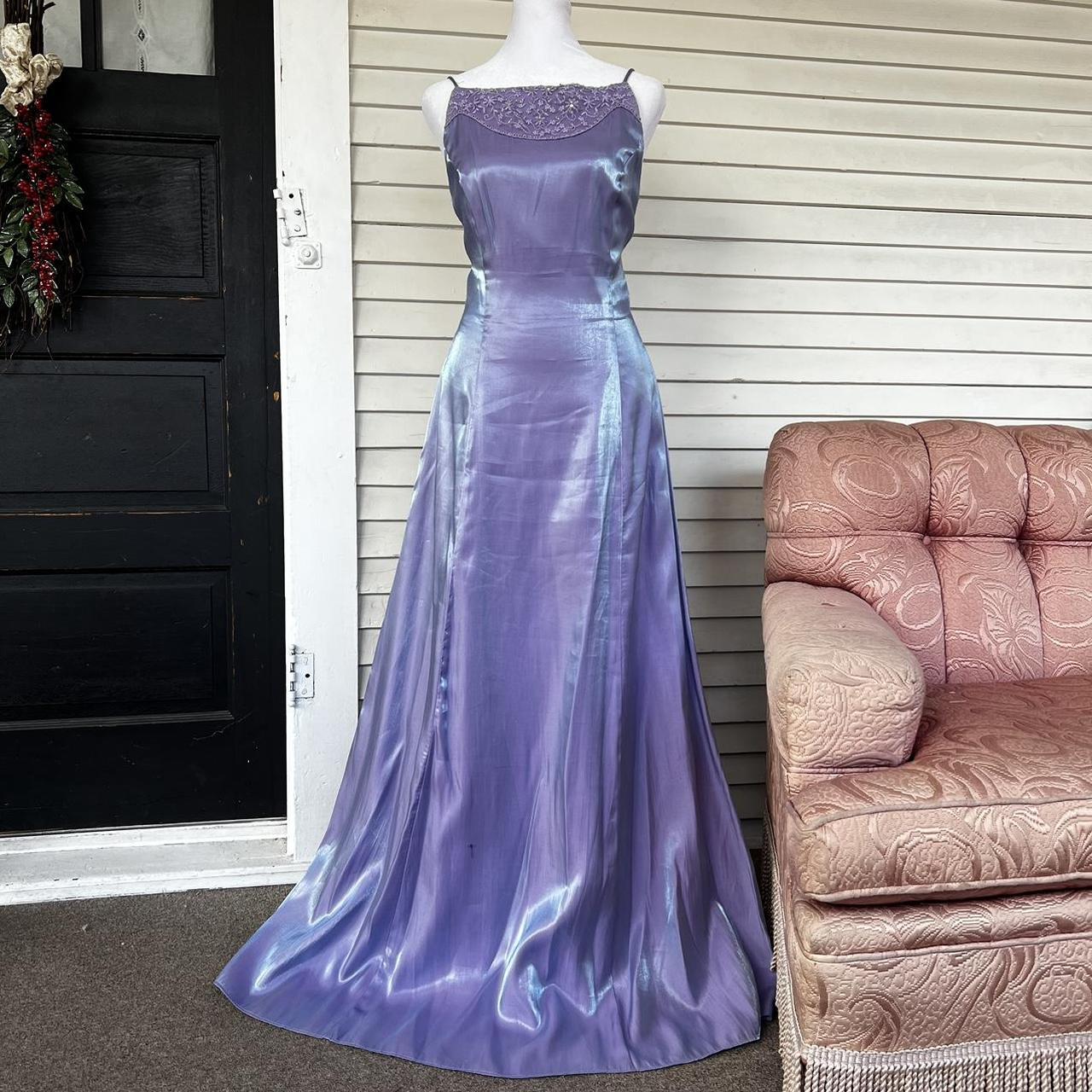 希少　PARADIS No.5 purple fashion Gorgeous color shift iridescent purple / blue silky | Depop