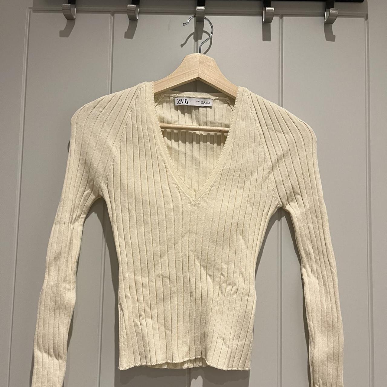 Zara cream top // Size S (UK6/8) // Worn once Depop