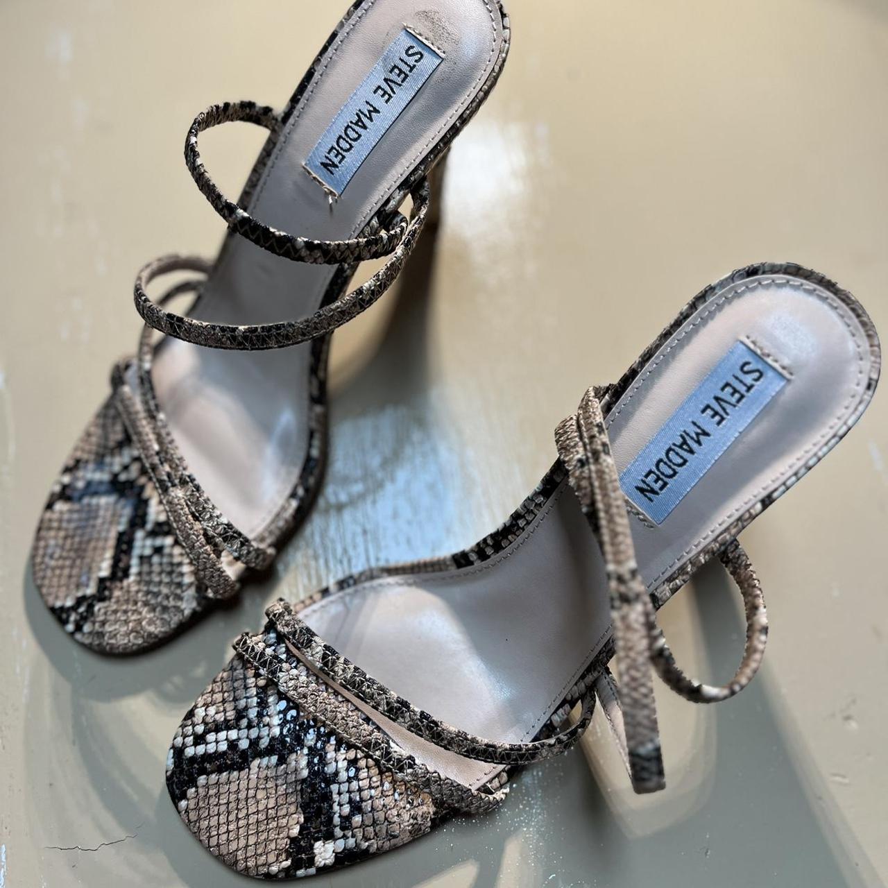 Steve madden discount snake print sandals