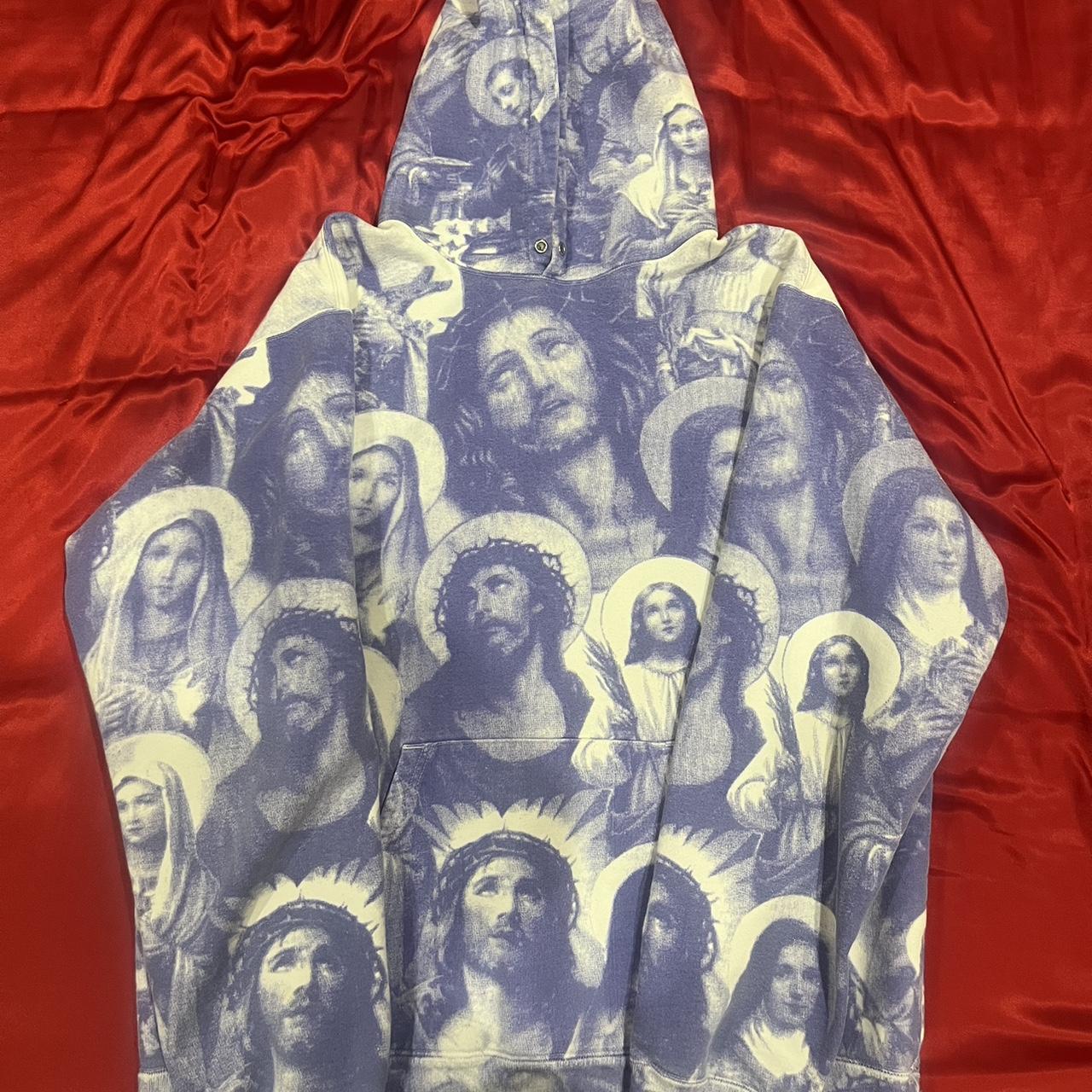 Supreme jesus mary clearance hoodie