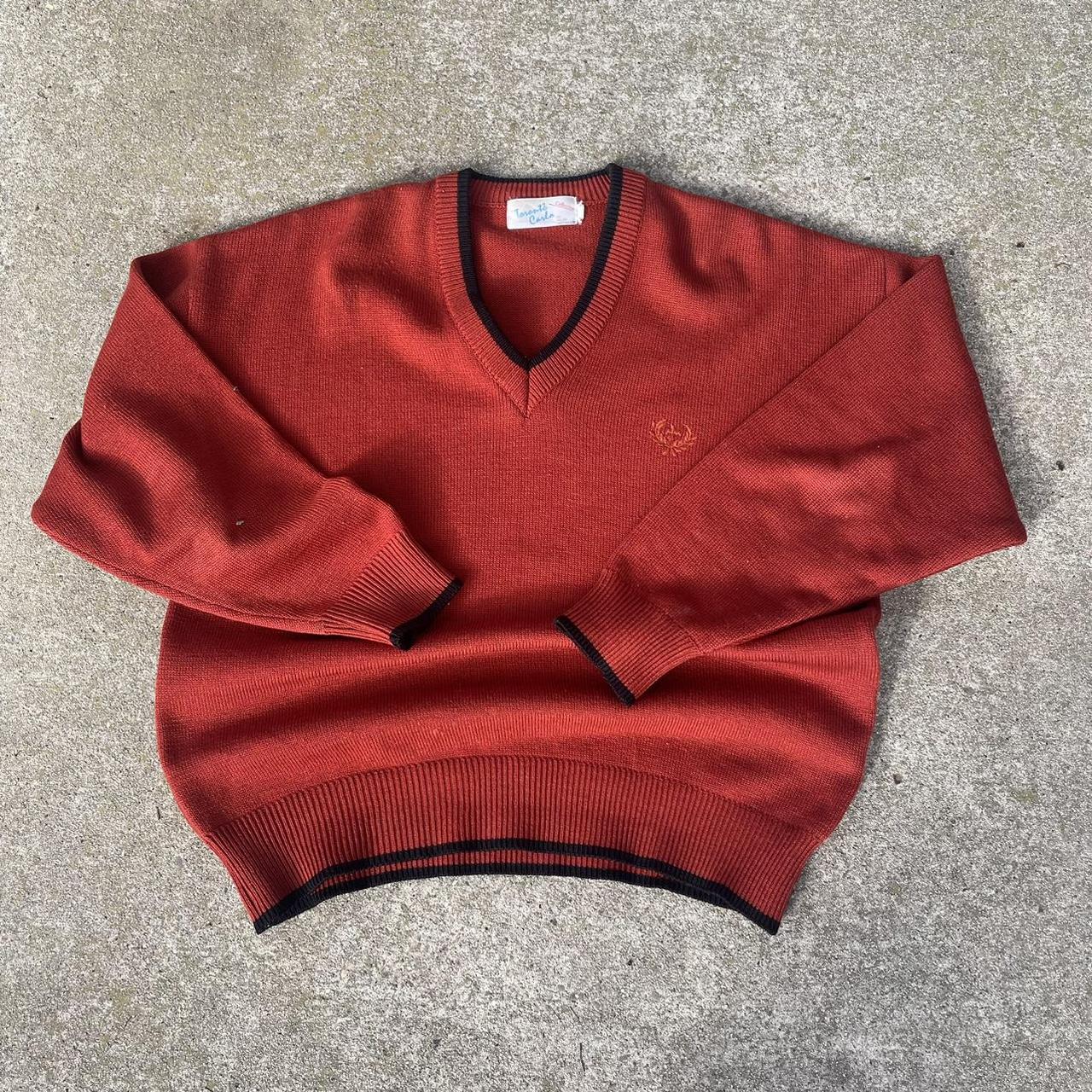 90s knit sweater by Milan Knitwear | size... - Depop