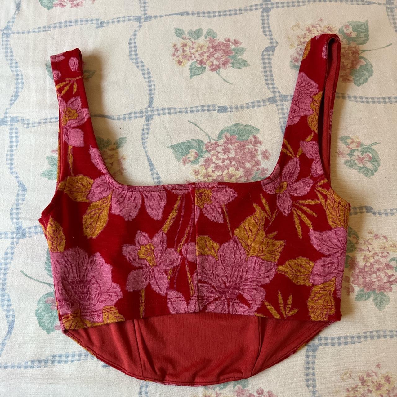 Zara Women's Pink Croptop Depop