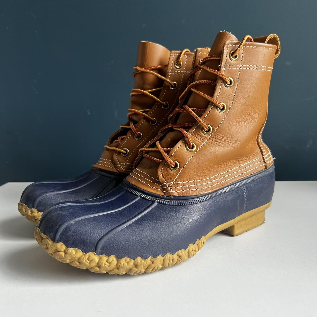 ll bean duck boots blue