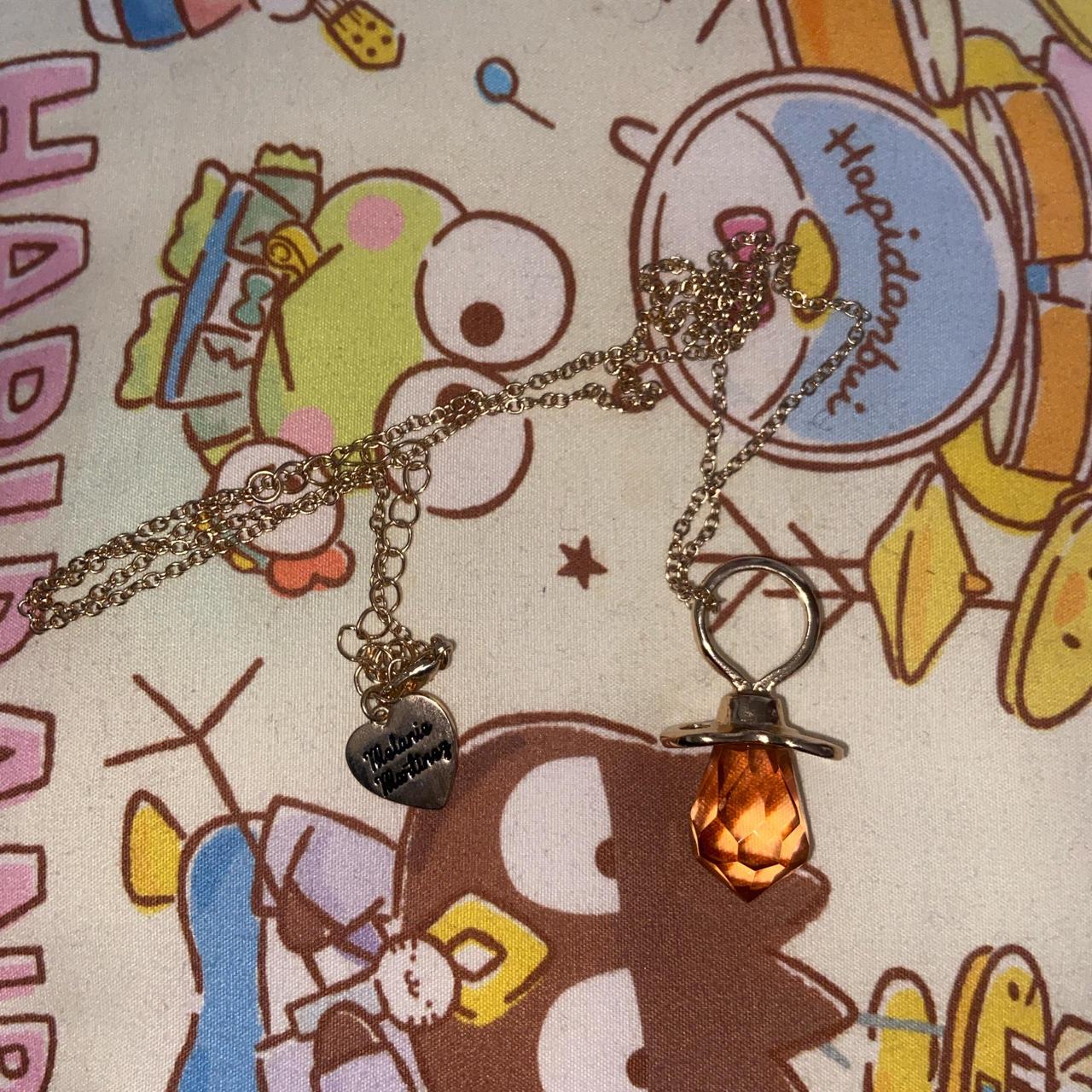 Melanie martinez necklace crybaby pacifier Send... Depop