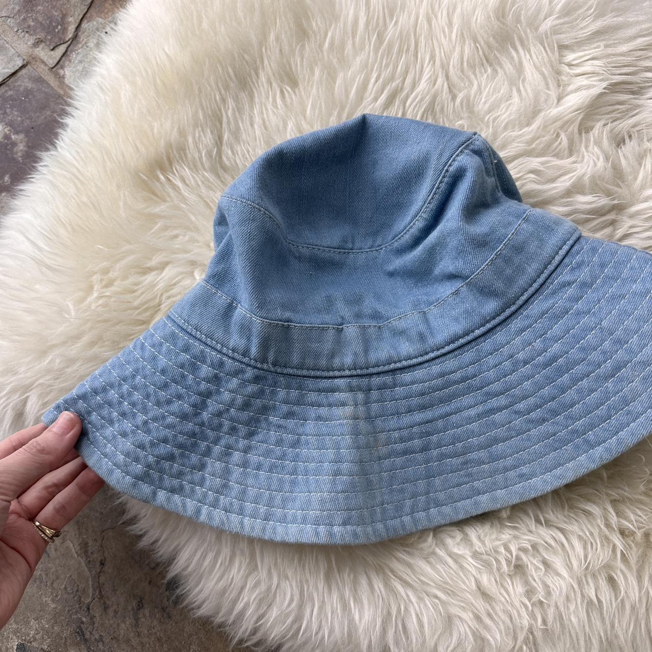 Urban Outfitters Checkered Bucket Hat Cotton Canvas 25th UO-76 Label Blue  Denim | Blue denim, Urban outfitters, Clothes design