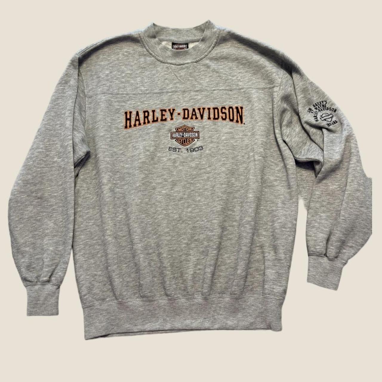 Super Cool Rare Vintage Harley Davidson Y K Crewneck Depop