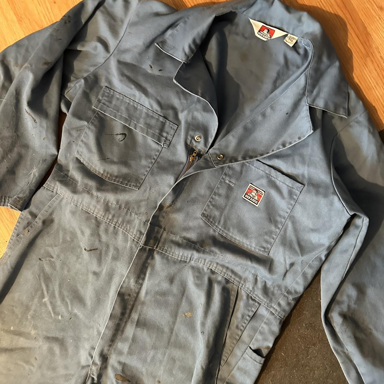 Vintage 90's Ben Davis USA coveralls. Worked in... - Depop