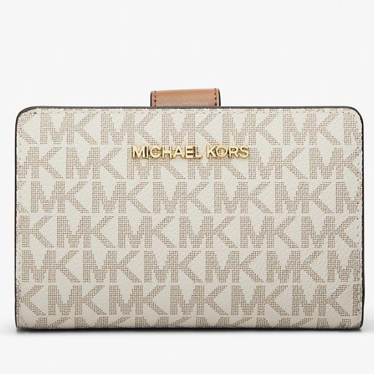 MICHAEL KORS Medium Signature Logo Wallet. Depop