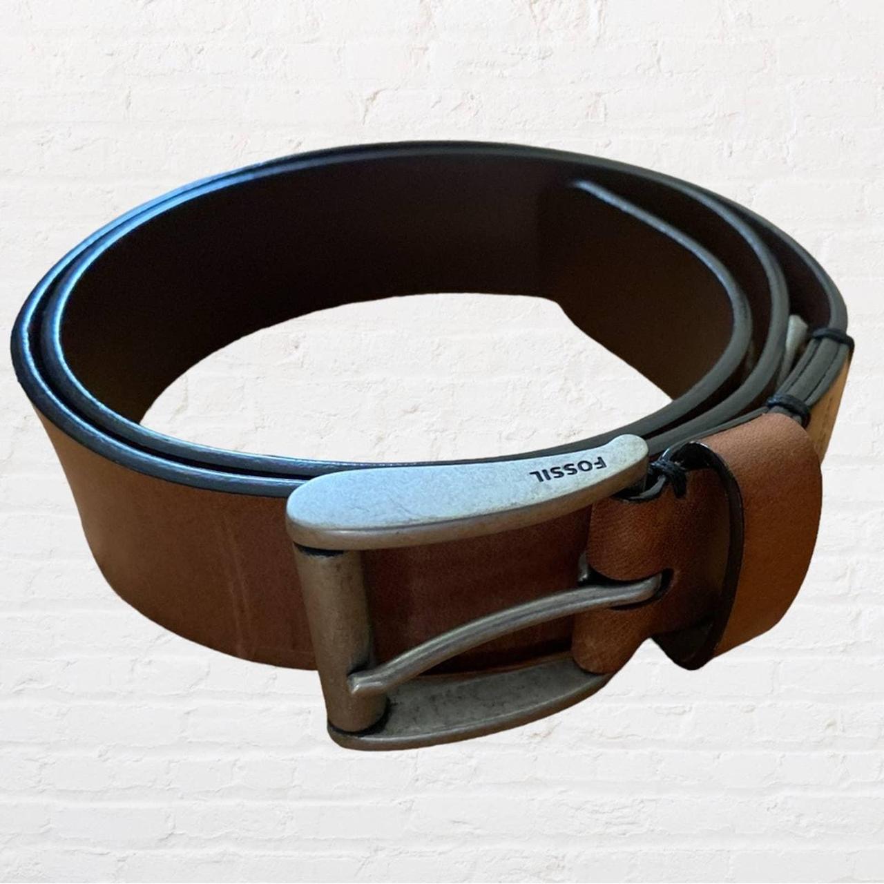 Fossil Men's Brown Belt Depop