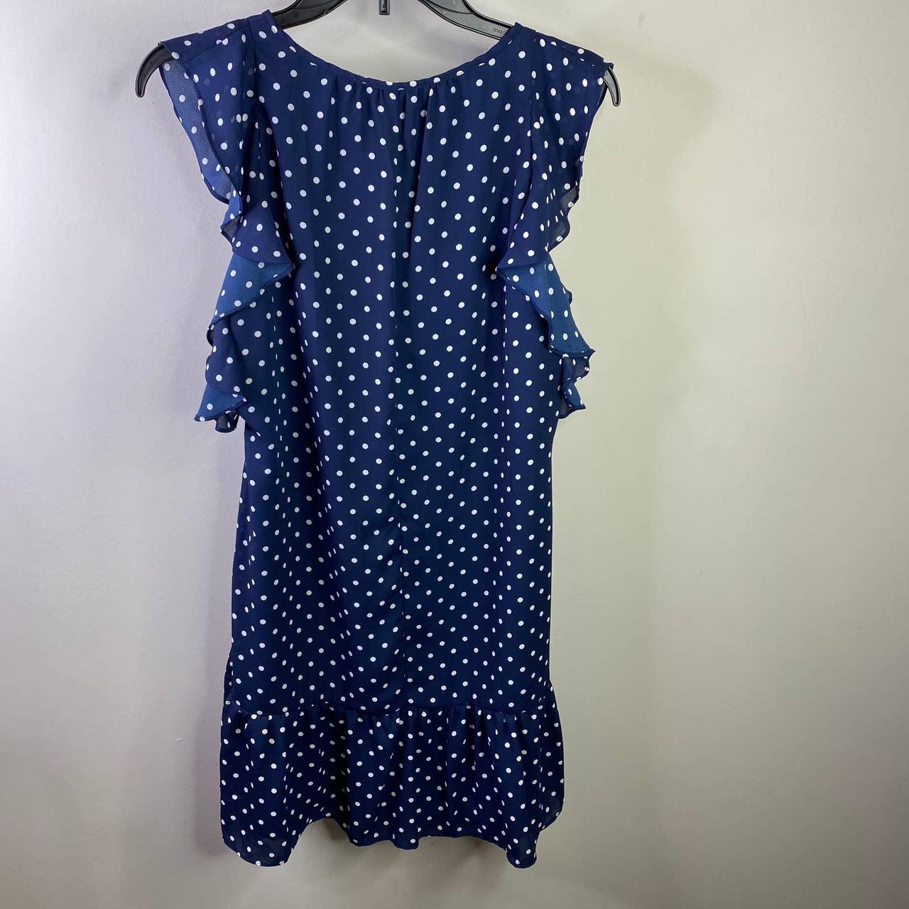 J crew navy polka dot cheap dress