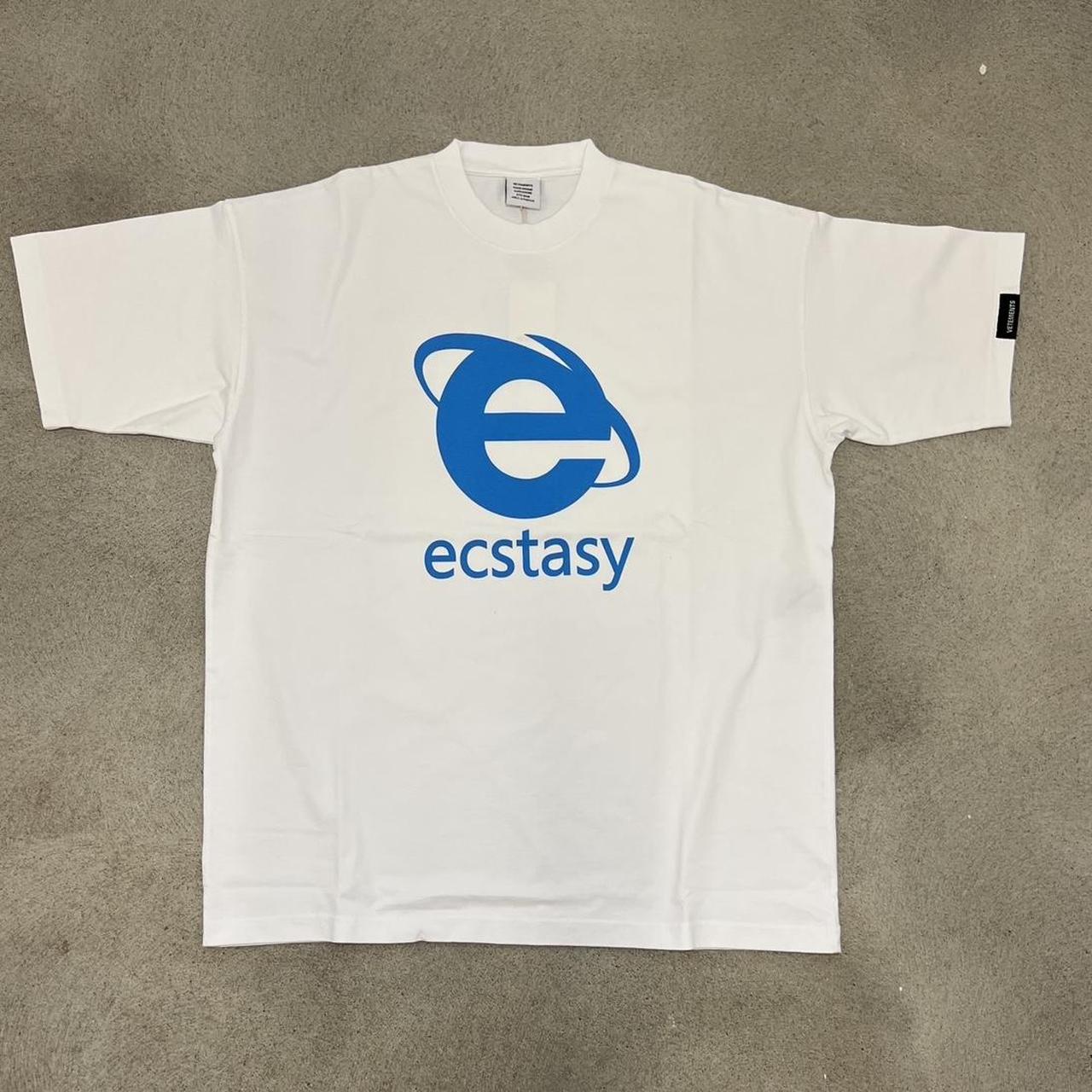 A bold and satirical graphic tee from Vetements, | Depop