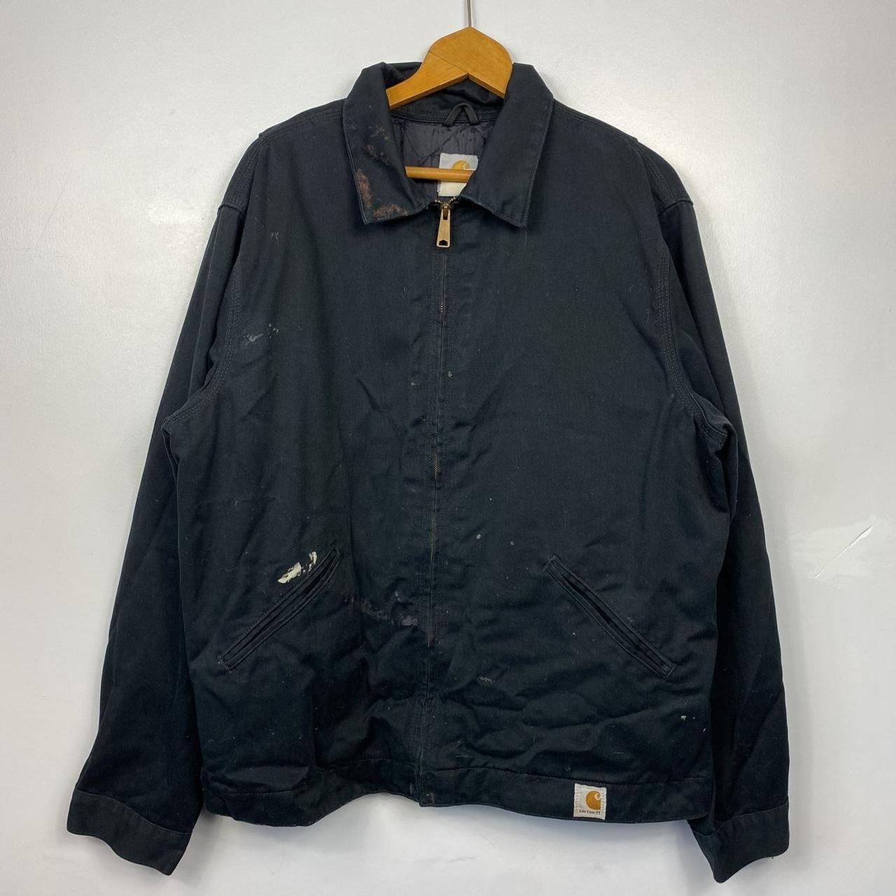 Carhartt Men's Black Jacket | Depop