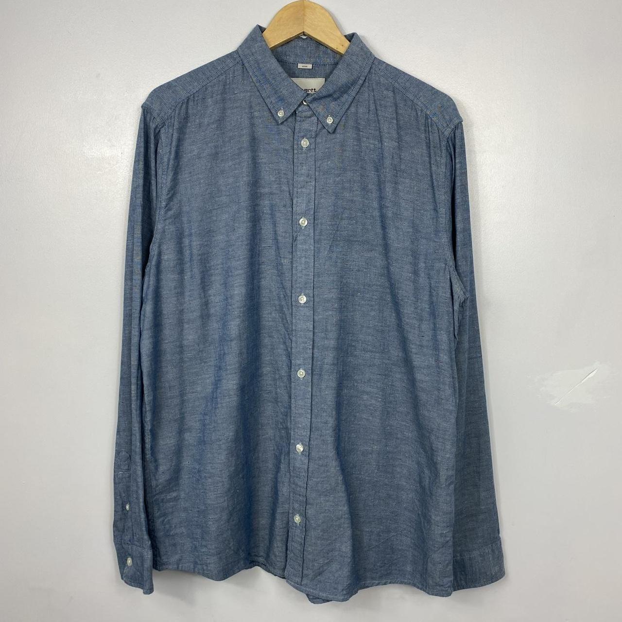 Carhartt WIP Men's Blue Shirt | Depop