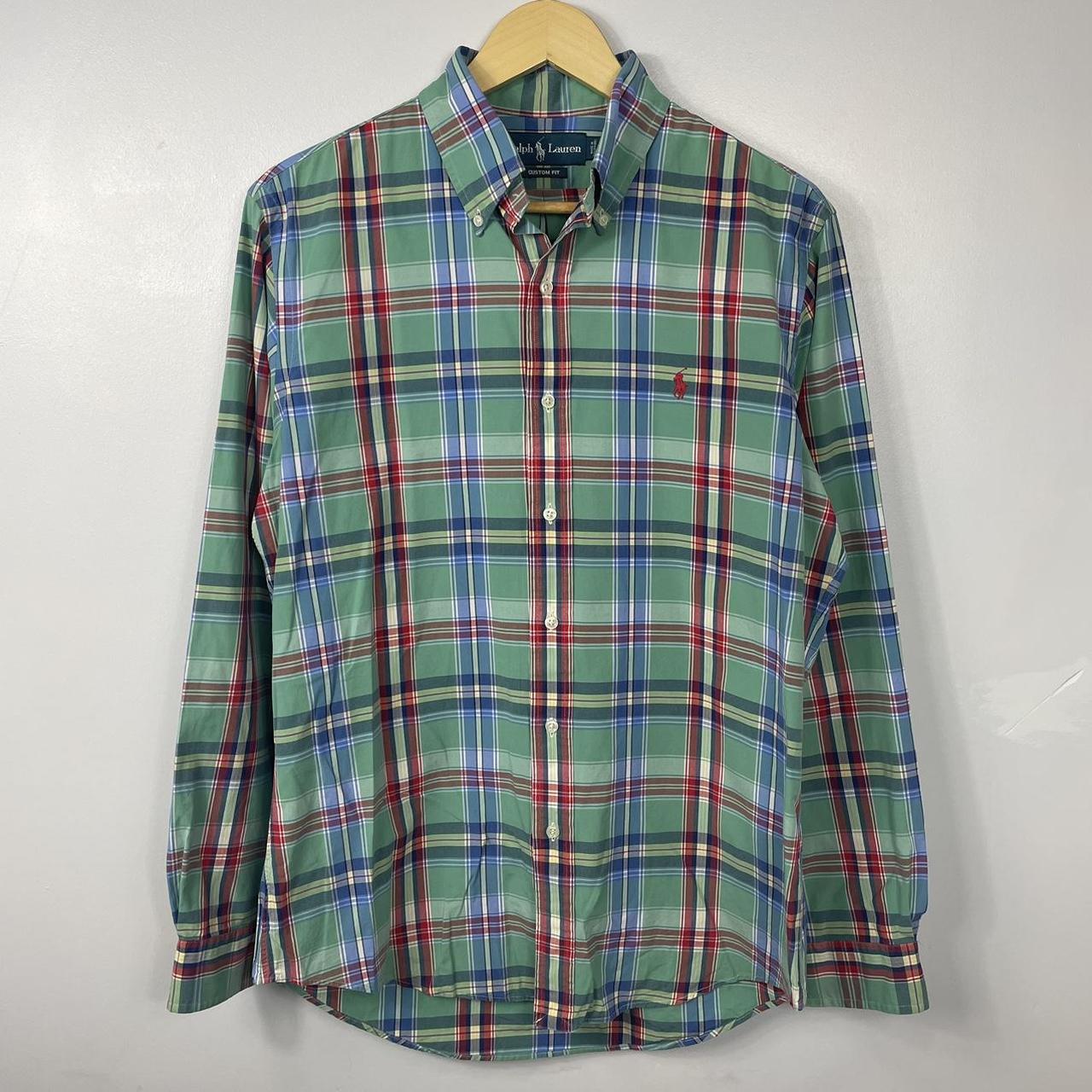 Vintage Polo Ralph Lauren Check Shirt, Rare, Custom... - Depop