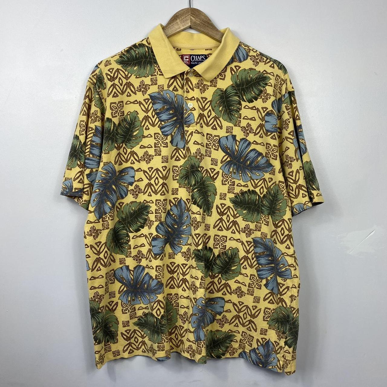 Polo Ralph Lauren Chaps Floral Polo Shirt, Short... - Depop