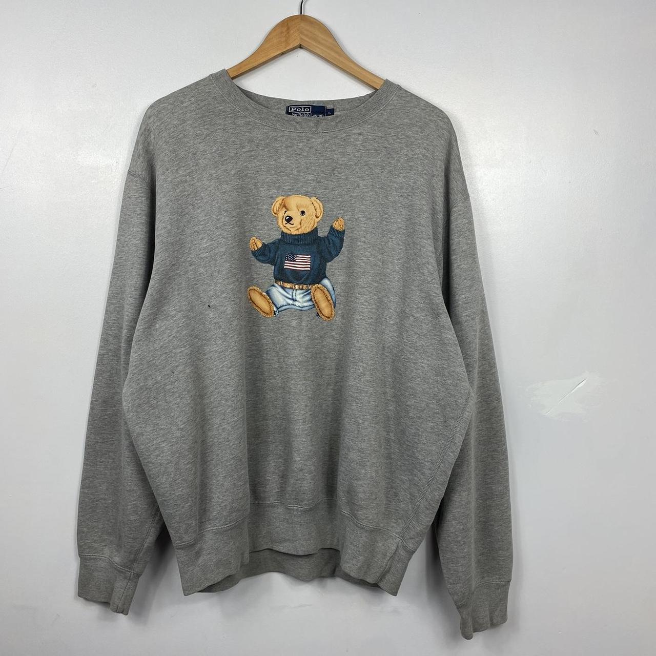 Vintage 90s Polo Bear Ralph Lauren Sweatshirt Depop 