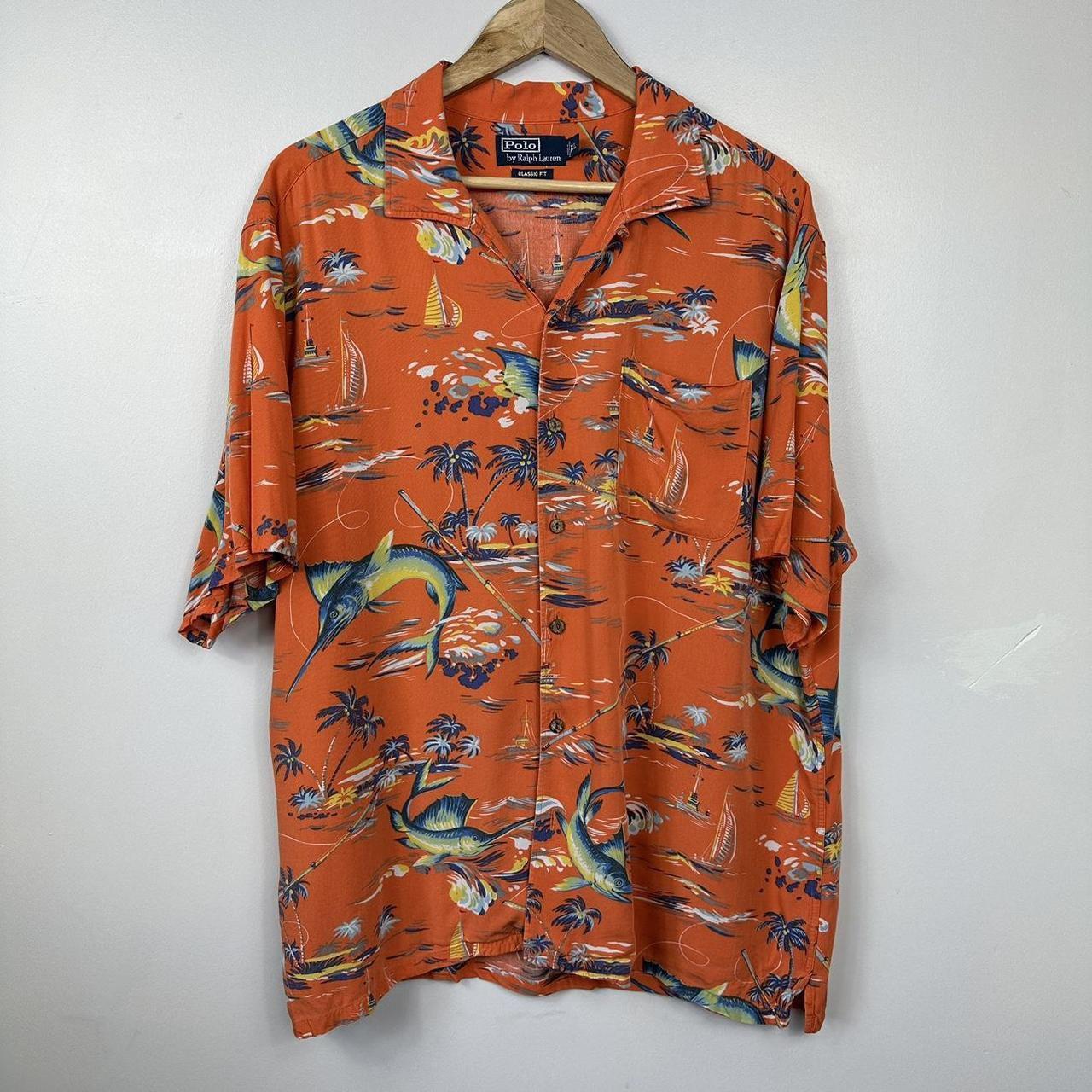 Polo Ralph Lauren Hawaiian Short Sleeved Shirt Depop