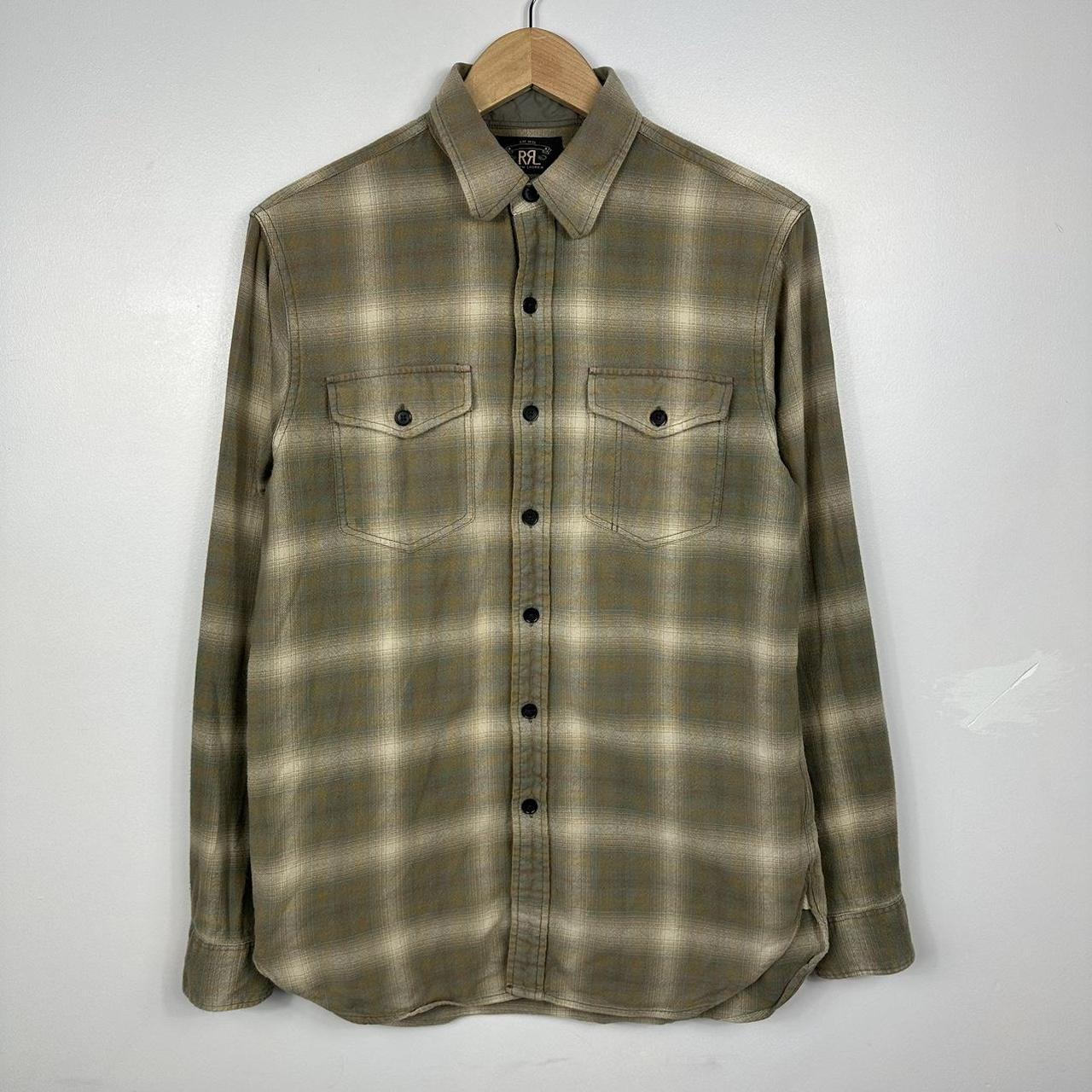 Double RRL Ralph Lauren flannel shirt men’s medium store